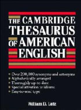 Lutz |  The Cambridge Thesaurus of American English | Buch |  Sack Fachmedien