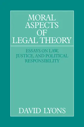 Lyons |  Moral Aspects of Legal Theory | Buch |  Sack Fachmedien