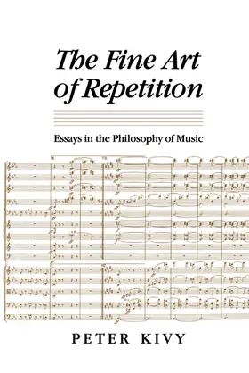 Kivy |  The Fine Art of Repetition | Buch |  Sack Fachmedien