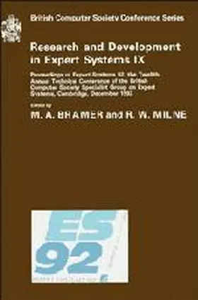 Bramer / Milne |  Research and Development in Expert Systems IX | Buch |  Sack Fachmedien