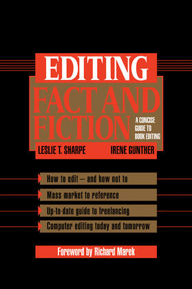 Sharpe / Gunther |  Editing Fact and Fiction | Buch |  Sack Fachmedien