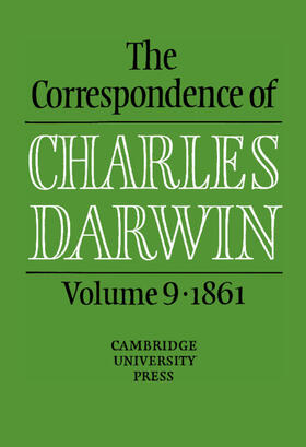 Darwin / Burkhardt / Browne |  The Correspondence of Charles Darwin | Buch |  Sack Fachmedien