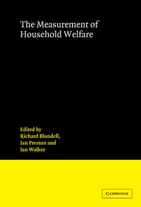 Blundell / Preston / Walker |  Measurement of Household Welfa | Buch |  Sack Fachmedien