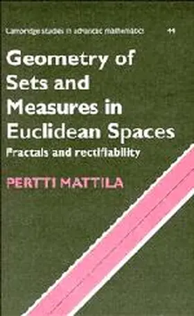 Mattila |  Geometry of Sets and Measures in Euclidean Spaces | Buch |  Sack Fachmedien