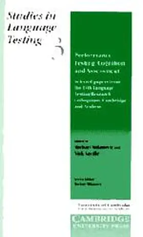 Milanovic / Saville |  Performance Testing, Cognition and Assessment | Buch |  Sack Fachmedien