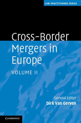 Van Gerven |  Cross-Border Mergers in Europe | Buch |  Sack Fachmedien