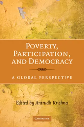 Krishna |  Poverty, Participation, and Democracy | Buch |  Sack Fachmedien