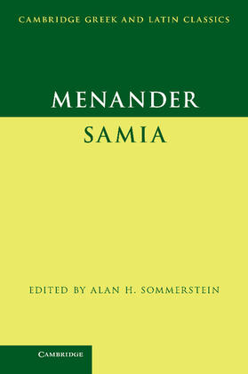 Menander / Sommerstein |  Menander | Buch |  Sack Fachmedien