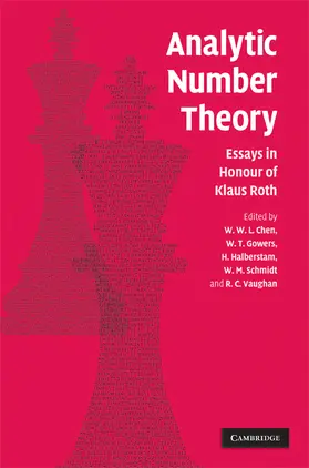 Chen / Gowers / Halberstam |  Analytic Number Theory | Buch |  Sack Fachmedien