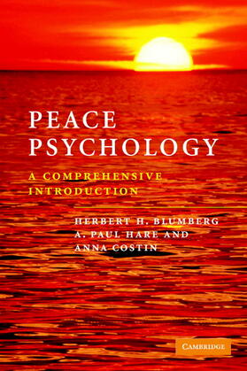 Blumberg / Hare / Costin |  Peace Psychology | Buch |  Sack Fachmedien