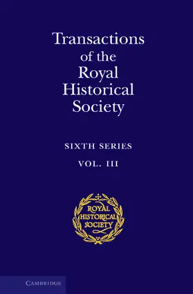  Transactions of the Royal Historical Society | Buch |  Sack Fachmedien