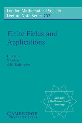 Cohen / Niederreiter |  Finite Fields and Applications | Buch |  Sack Fachmedien