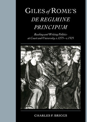 Briggs |  Giles of Rome's De regimine principum | Buch |  Sack Fachmedien