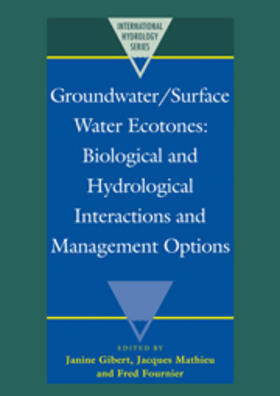 Gibert / Mathieu / Fournier |  Groundwater/Surface Water Ecotones | Buch |  Sack Fachmedien
