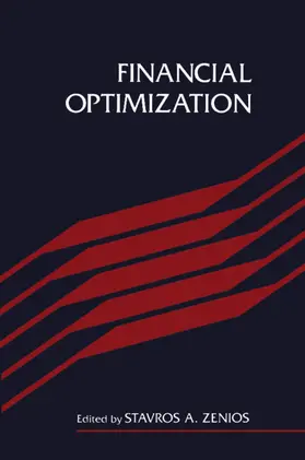 Zenios |  Financial Optimization | Buch |  Sack Fachmedien