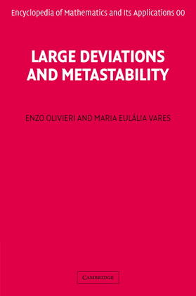 Olivieri / Vares |  Large Deviations and Metastability | Buch |  Sack Fachmedien