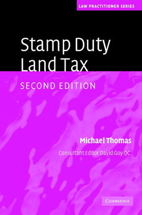Thomas |  Stamp Duty Land Tax | Buch |  Sack Fachmedien