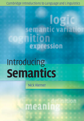 Riemer |  Introducing Semantics | Buch |  Sack Fachmedien