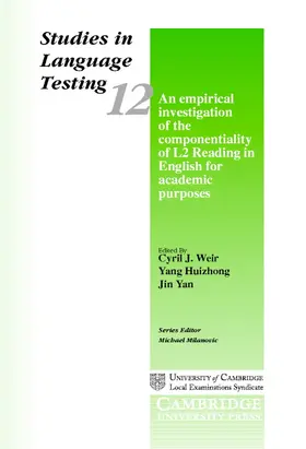 Weir / Huizhong / Yan |  An Empirical Investigation of the Componentiality of L2 Reading in English for Academic Purposes | Buch |  Sack Fachmedien