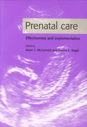 McCormick / Siegel |  Prenatal Care | Buch |  Sack Fachmedien