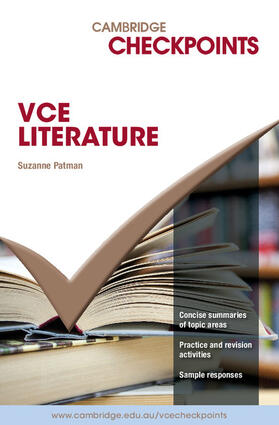 Patman |  Cambridge Checkpoints Vce Literature 2006-15 | Buch |  Sack Fachmedien