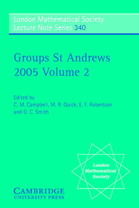 Campbell / Quick / Robertson |  Groups St Andrews 2005 | Buch |  Sack Fachmedien