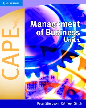 Stimpson / Singh |  Management of Business for CAPE (R) Unit 1 | Buch |  Sack Fachmedien