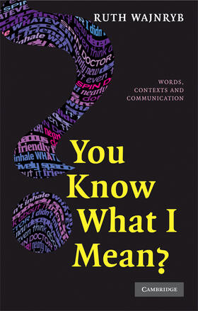 Wajnryb |  You Know what I Mean? | Buch |  Sack Fachmedien