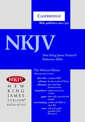  NKJV Pitt Minion Reference Bible, Black Goatskin Leather, Red-letter Text, NK446:XR | Buch |  Sack Fachmedien