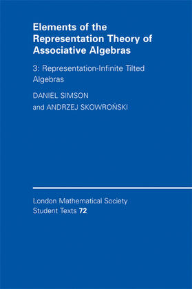 Simson / Skowronski |  Elements of the Representation Theory of Associative Algebras | Buch |  Sack Fachmedien