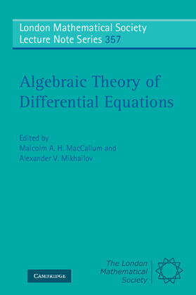 MacCallum / Mikhailov |  Algebraic Theory of Differential Equations | Buch |  Sack Fachmedien