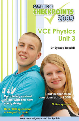 Boydell |  Cambridge Checkpoints VCE Physics Unit 3 2009 | Buch |  Sack Fachmedien