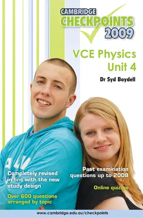 Boydell |  Cambridge Checkpoints: VCE Physics, Unit 4 | Buch |  Sack Fachmedien