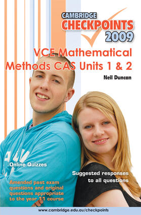 Duncan |  Cambridge Checkpoints VCE Mathematical Methods CAS Units 1&2 | Buch |  Sack Fachmedien