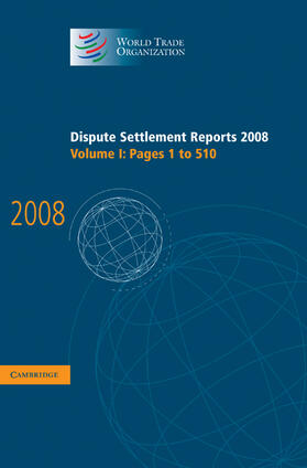  Dispute Settlement Reports 2008 | Buch |  Sack Fachmedien