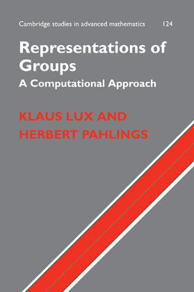 Lux / Pahlings |  Representations of Groups | Buch |  Sack Fachmedien