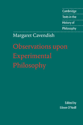 Cavendish / O'Neill |  Observations Upon Experimental Philosophy | Buch |  Sack Fachmedien