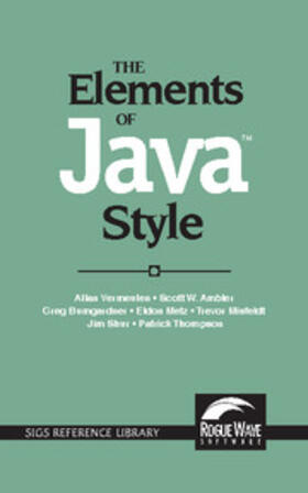 Ambler / Vermeulen / Bumgardner |  The Elements of Java Style | Buch |  Sack Fachmedien