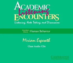 Espeseth |  Academic Listening Encounters Human Behavior Class Audio CDs (4) | Sonstiges |  Sack Fachmedien