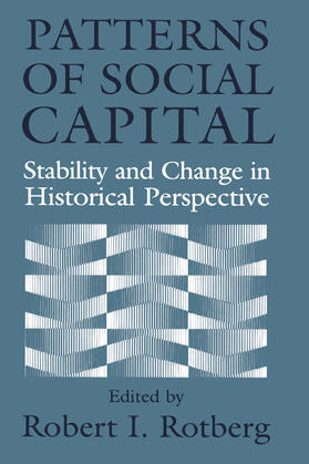 Rotberg |  Patterns of Social Capital | Buch |  Sack Fachmedien