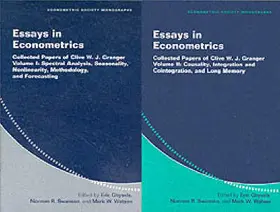 Granger / Ghysels / Swanson |  Essays in Econometrics 2 Volume Paperback Set: Collected Papers of Clive W. J. Granger | Buch |  Sack Fachmedien