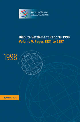  Dispute Settlement Reports 1998 | Buch |  Sack Fachmedien