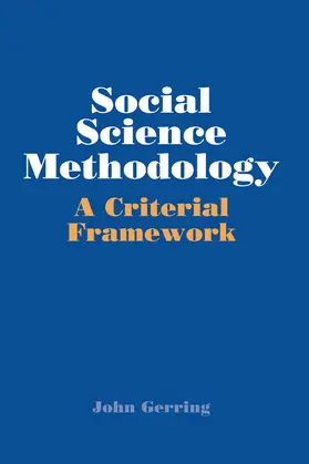 Gerring |  Social Science Methodology | Buch |  Sack Fachmedien