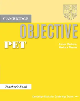 Hashemi / Thomas |  Objective PET Teacher's Book | Buch |  Sack Fachmedien