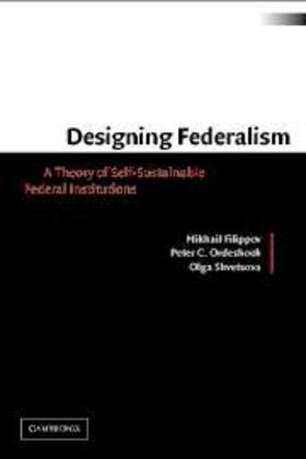 Filippov / Ordeshook / Shvetsova |  Designing Federalism | Buch |  Sack Fachmedien