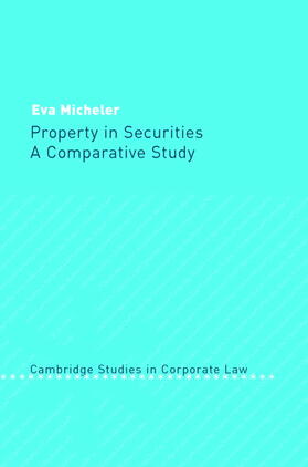 Micheler |  Property in Securities | Buch |  Sack Fachmedien