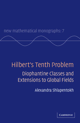 Shlapentokh |  Hilbert's Tenth Problem | Buch |  Sack Fachmedien
