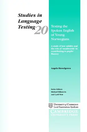 Hasselgreen |  Testing the Spoken English of Young Norwegians | Buch |  Sack Fachmedien