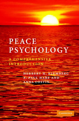 Blumberg / Hare / Costin |  Peace Psychology: A Comprehensive Introduction | Buch |  Sack Fachmedien