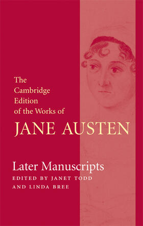 Austen / Bree / Todd |  Later Manuscripts | Buch |  Sack Fachmedien